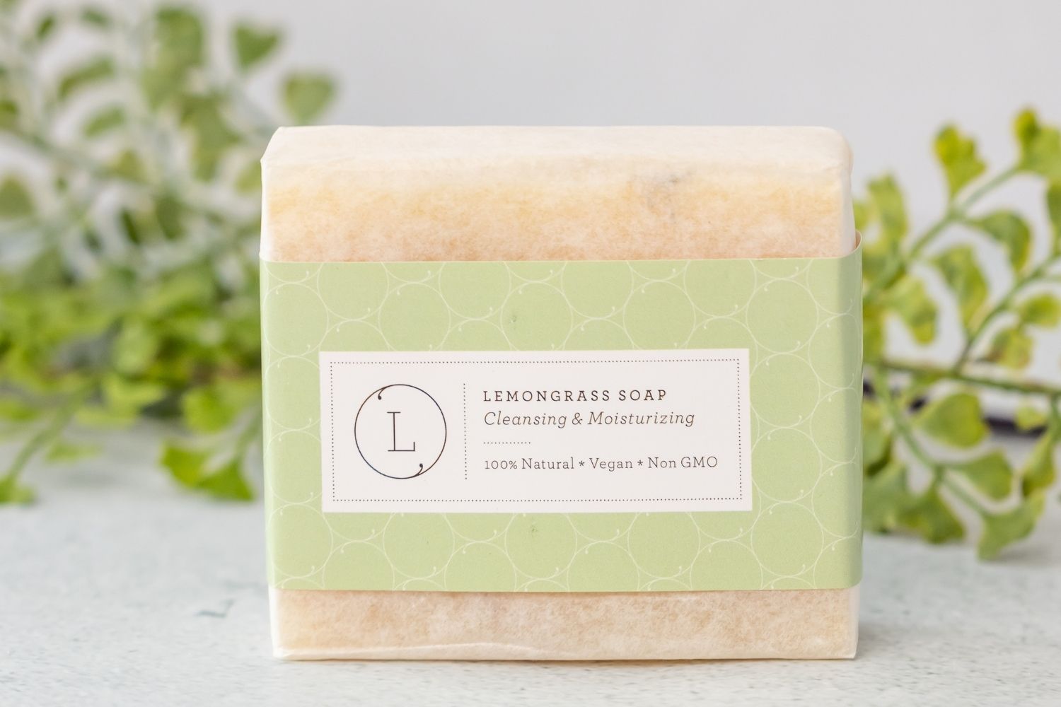 2x Natural Cold Process Soap Bar with Essential oils
