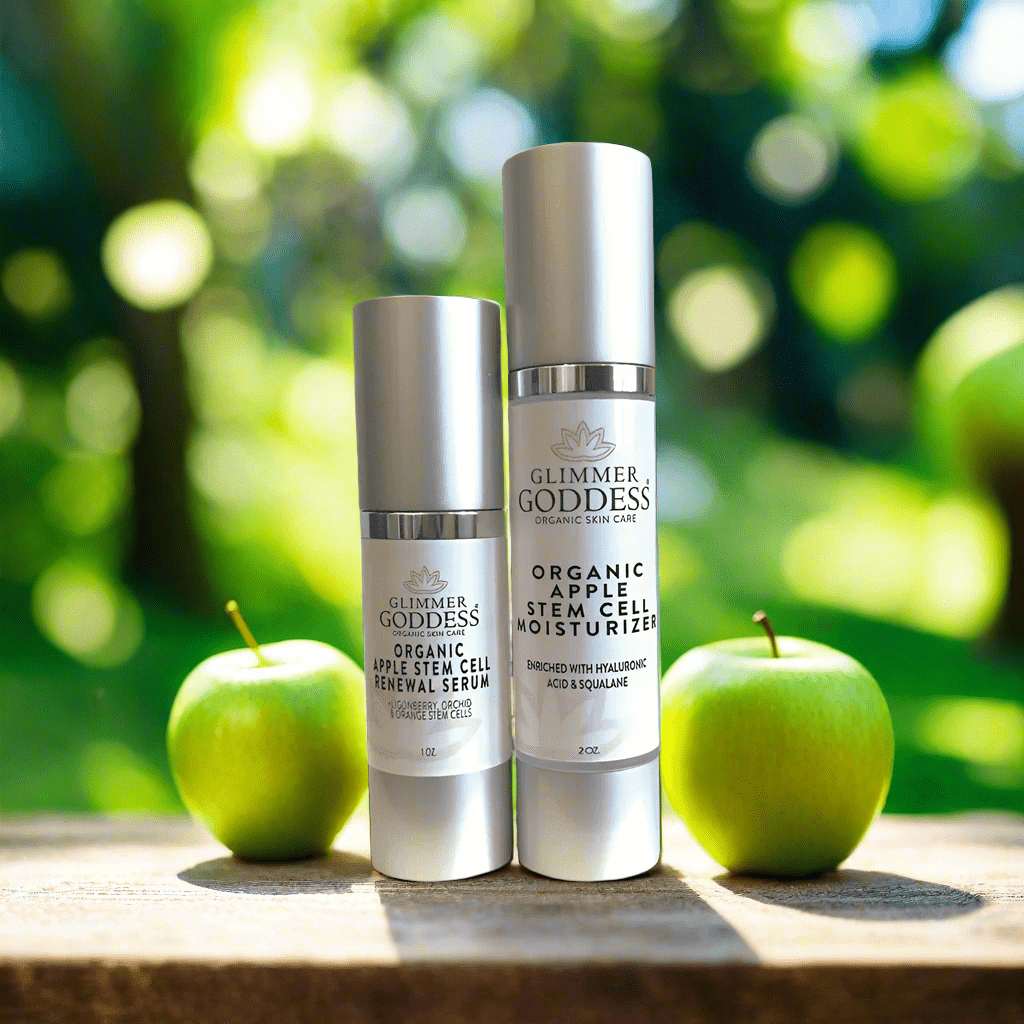 Organic Apple Stem Cell Anti-Aging Duo | Hydrating Serum & Moisturizer for Firm, Radiant Skin